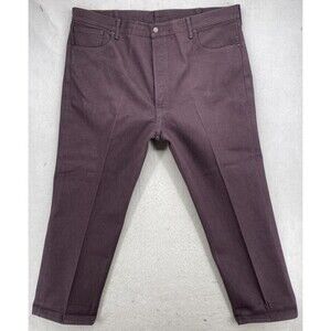 Levi’s 501 Jeans 44x31 White Oak Cone Denim Selvedge USA Made Purple Pants